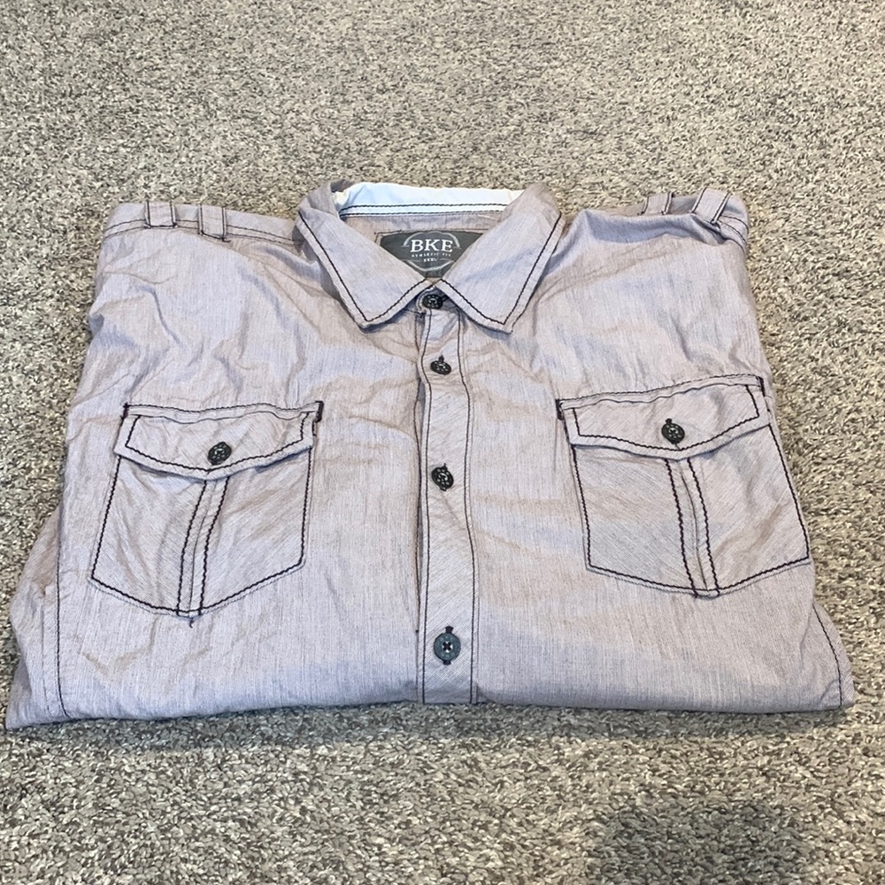 BKE Athletic Fit Button Down - Size XXXL
